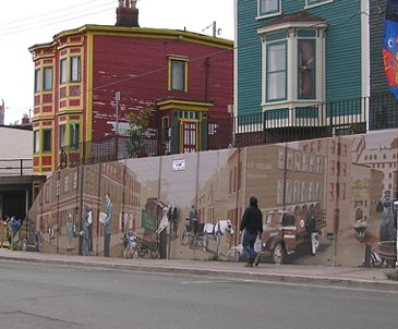 Mural on Duckworth Street West