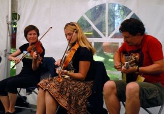 Musicians performing at the Newfoundland and Labrador Folk Festival