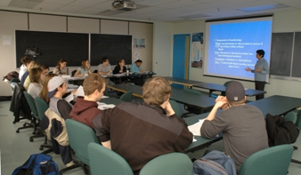 Classroom at the Marine Institute of Memorial University