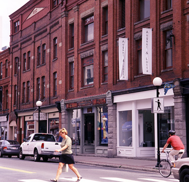 Water Street in downtown St. John's