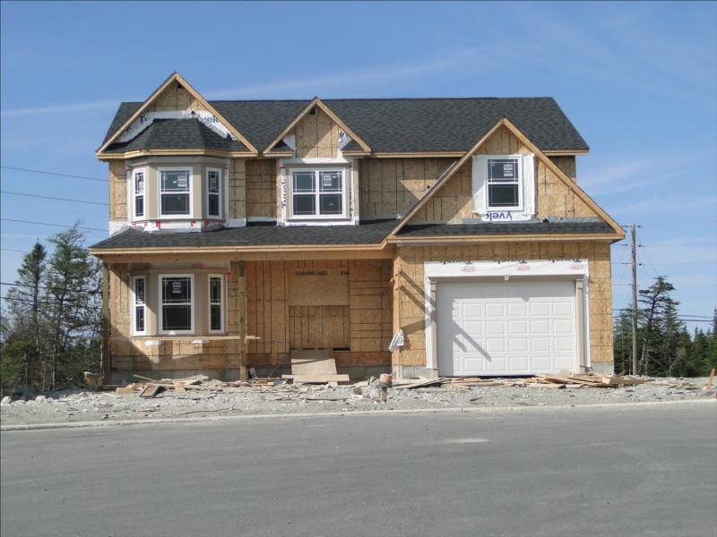 New house under construction