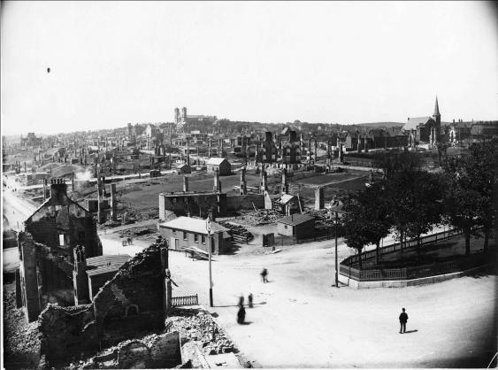 St. John's after the Great Fire of 1892