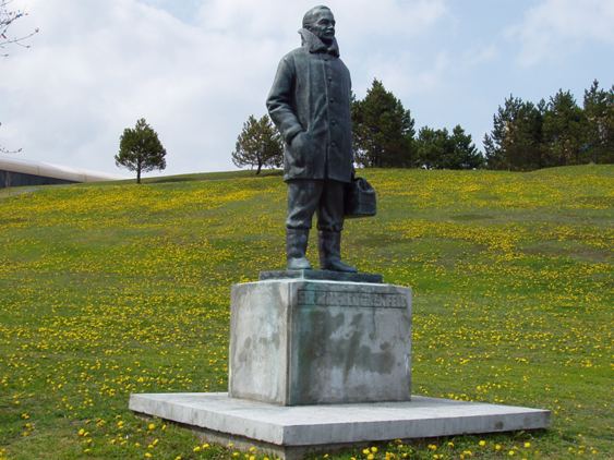 Sir Wilfred Grenfell at Confederation Building