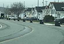 carts for automated garbage collection being delivered in St. John's May 2018
