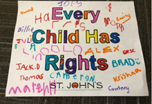 Every child has rights poster Every child has rights poster