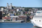 Aurora preparing to dock in downtown St. John's