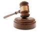 Judges gavel and sounding block  